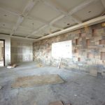 TPC Wine room during construction