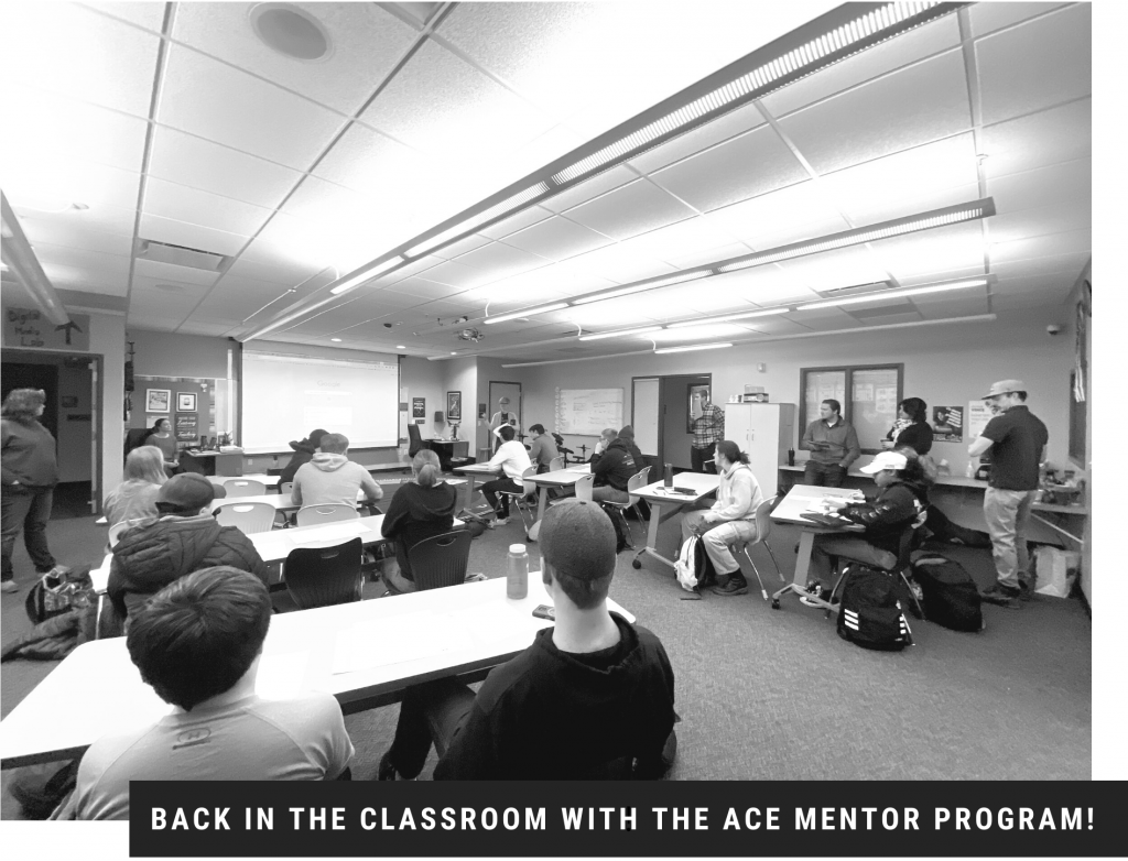 image of ace students in the classroom at poudre high school